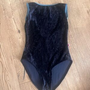 YUMIKO leotard, barely worn, black Velvet